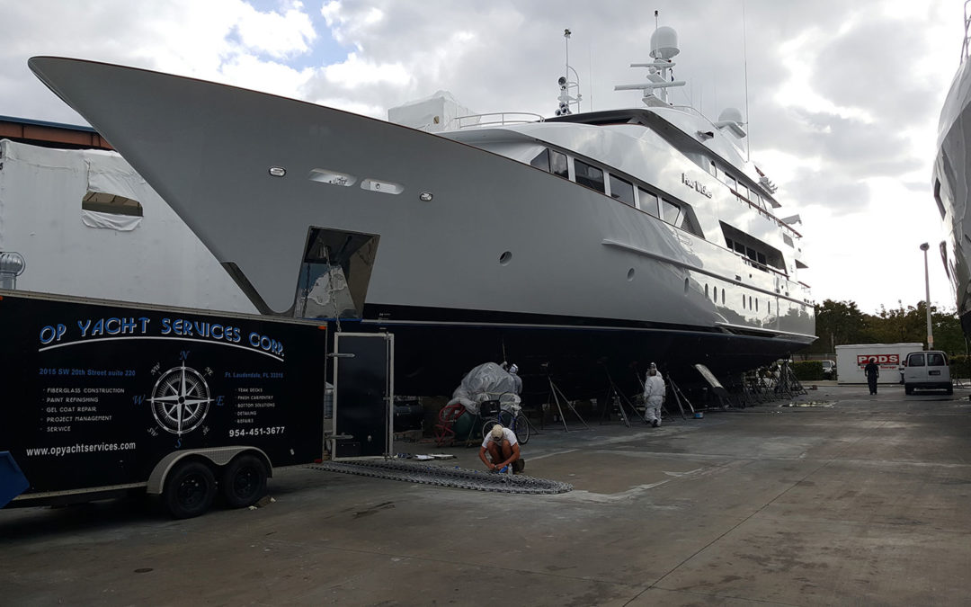 yacht painting services